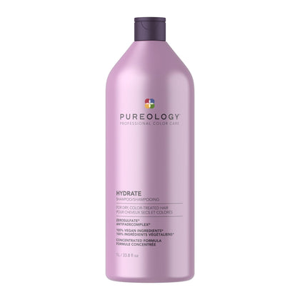 Pureology Hydrate Shampoo 33.8 fl oz front view with label