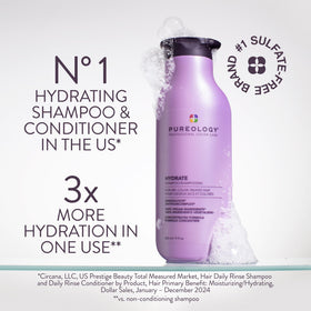 Pureology Hydrate Shampoo 9 fl oz back view