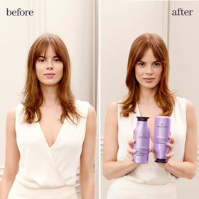 Pureology Hydrate Sheer Shampoo side view showing pump
