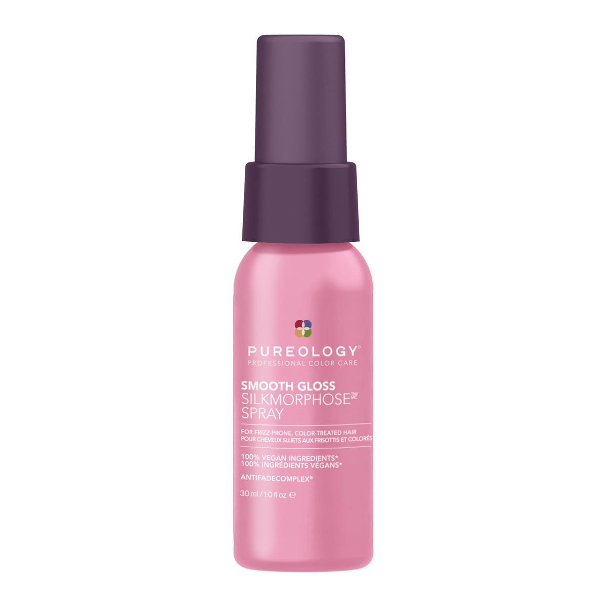 Pureology Smooth Gloss Silkmorphose Spray front view 1 fl oz