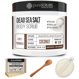 pureSCRUBS Coconut Body Scrub with coconut and sea salt
