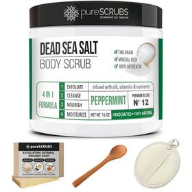 pureSCRUBS scrub application on skin