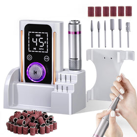 Puriom Nail Drill portable electric file front view