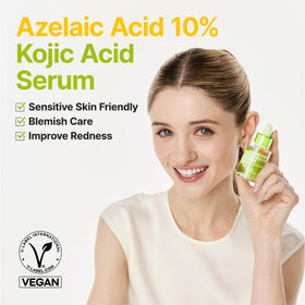 PURITO Azelaic 10% Kojic Serum bottle with dropper