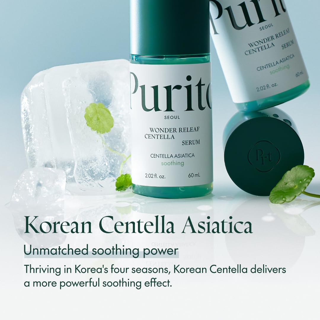 PURITO Centella Serum texture on hand