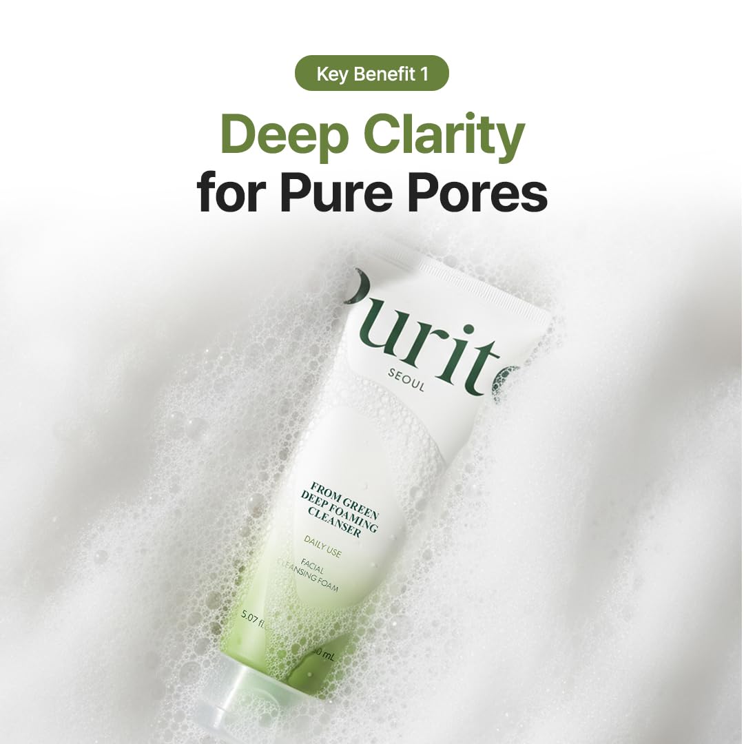 PURITO Deep Foaming Cleanser 5.07 fl. oz texture close-up