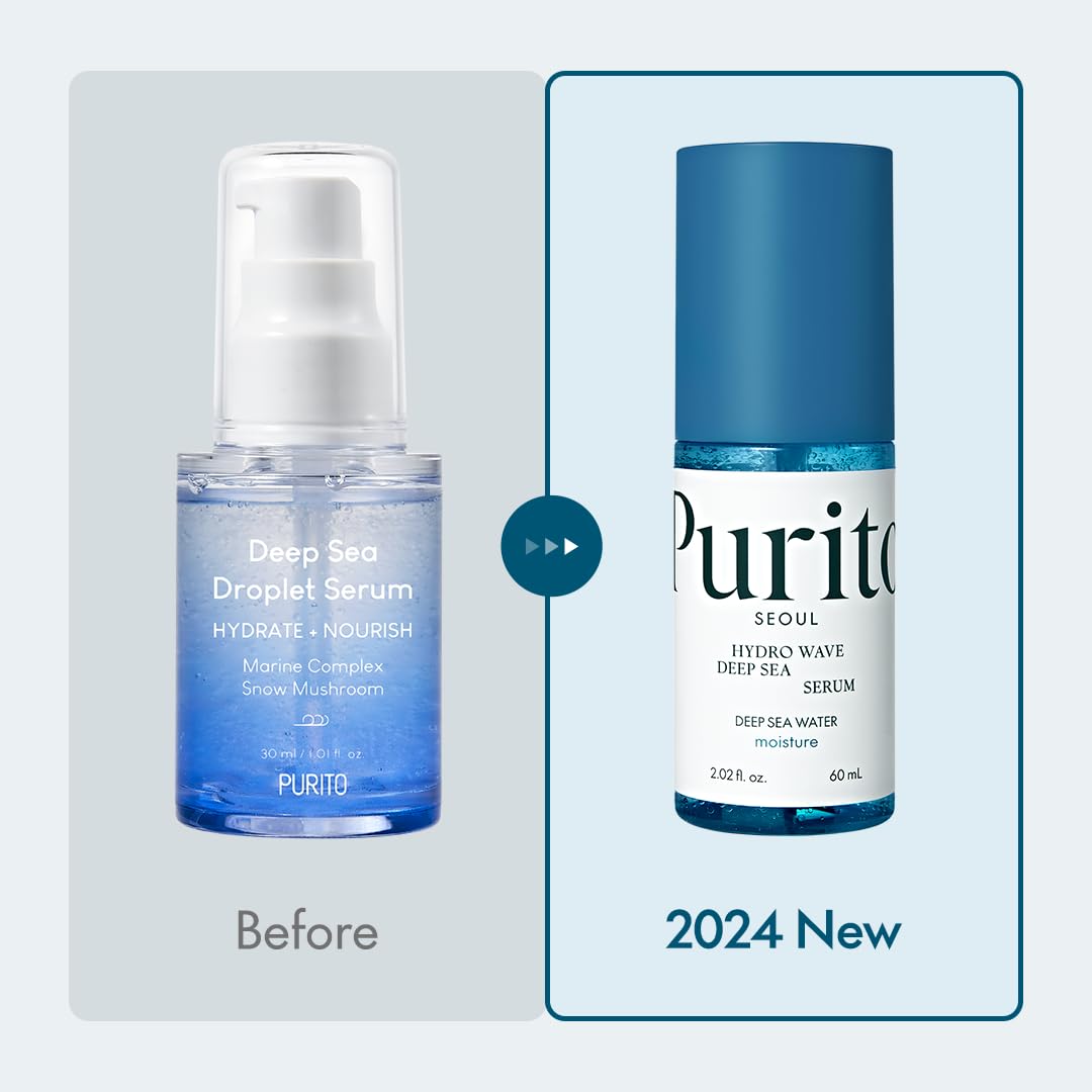 PURITO Deep Sea Serum back view with ingredients