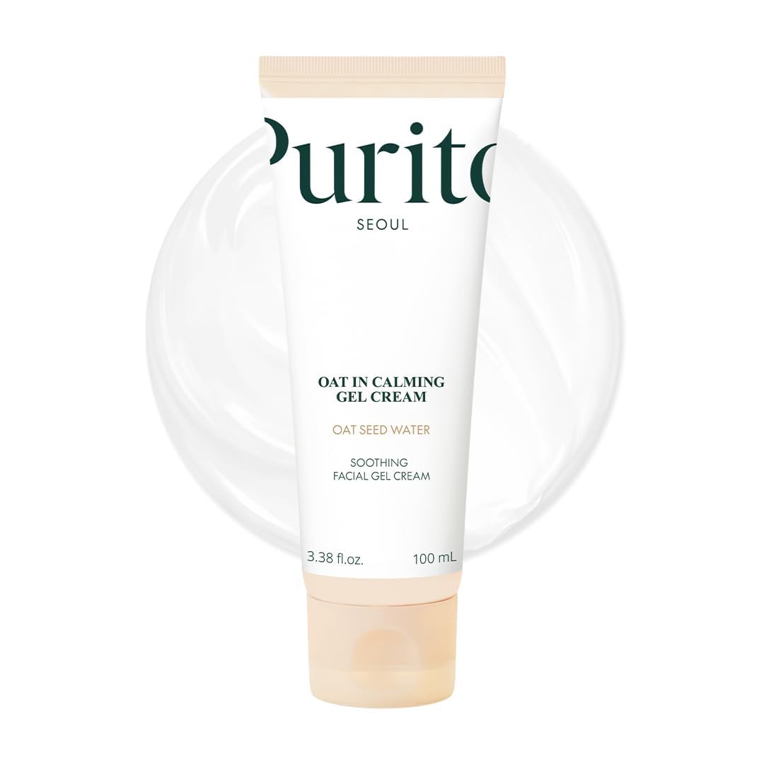 PURITO Oat Calming Gel Cream front view with packaging