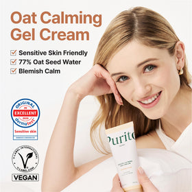 PURITO Oat Calming Gel Cream texture close-up