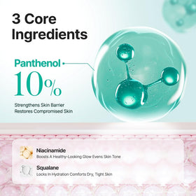 PURITO Panthenol 10% Cream on a bathroom counter