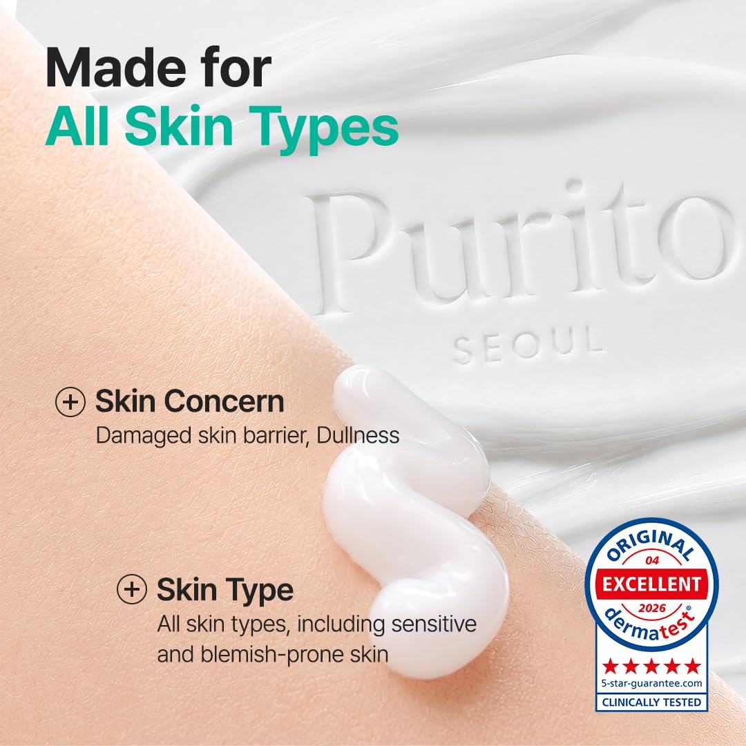 PURITO Panthenol 10% Cream side view packaging