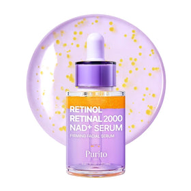 PURITO Retinol + Retinal Serum front view with visible retinal capsules