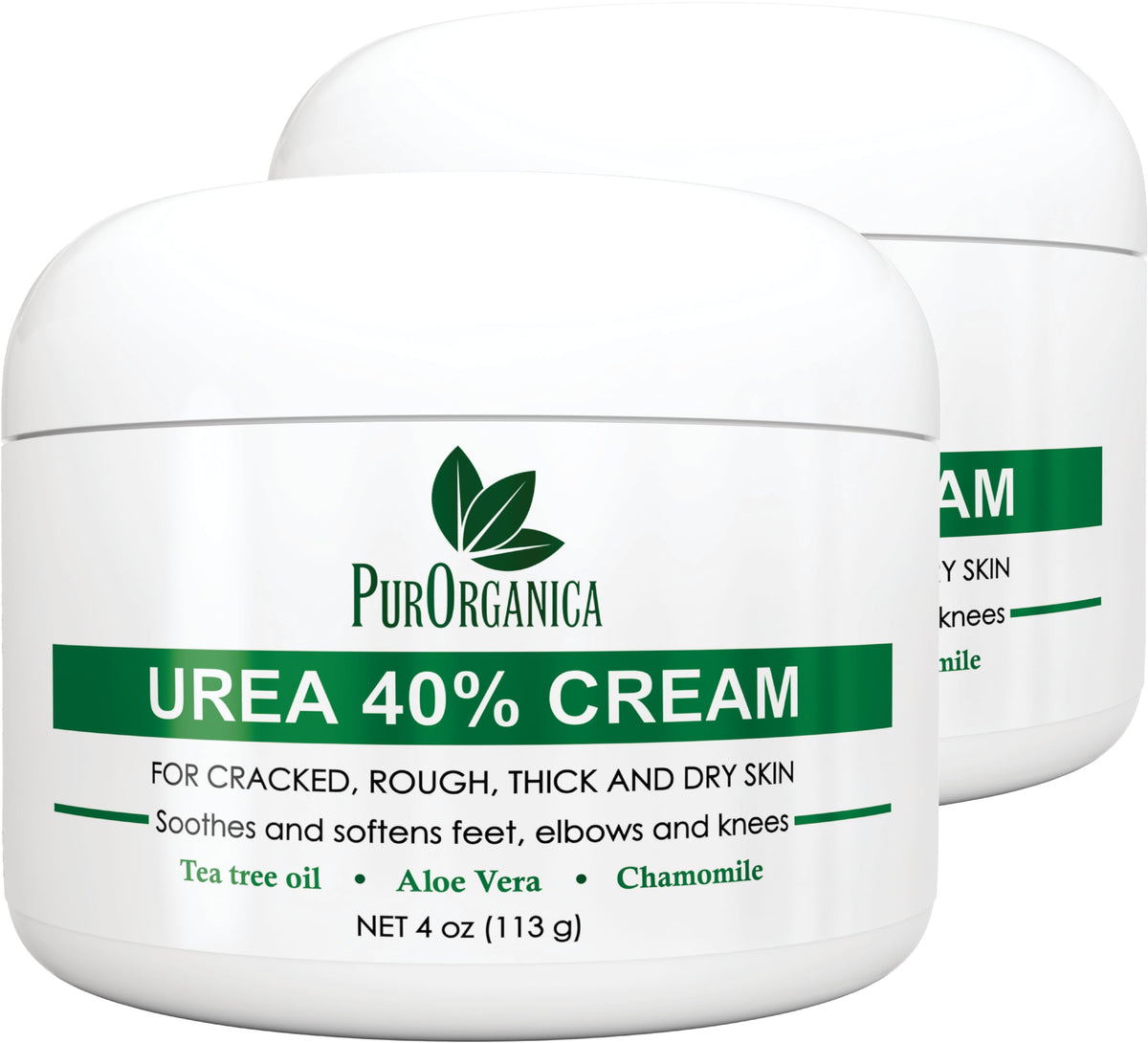 PurOrganica Urea Cream 40% front view packaging