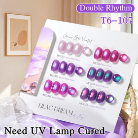 Purple Jade Cat Eye Gel Polish from Double Rhythm