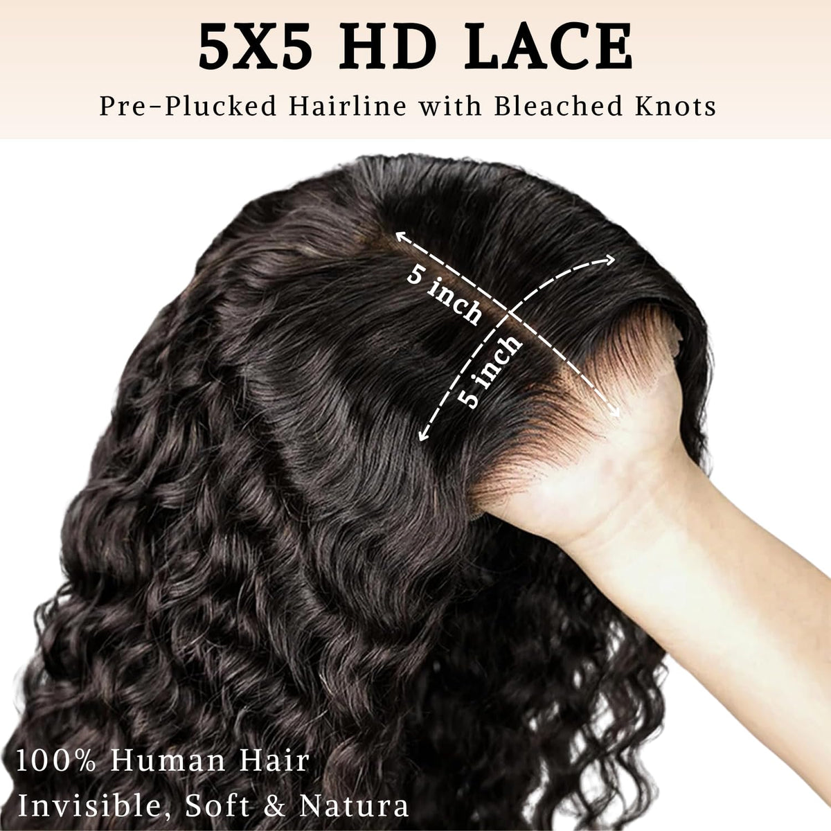 PYY Deep Wave Lace Front Wig 28 Inch packaging