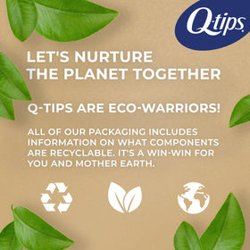 Q-tips Organic Cotton Swabs for home cleaning