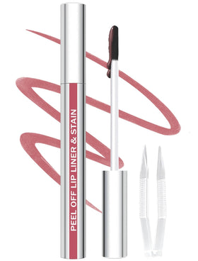QCMME Lip Liner Stain Peel Off in Nude Pink, front view