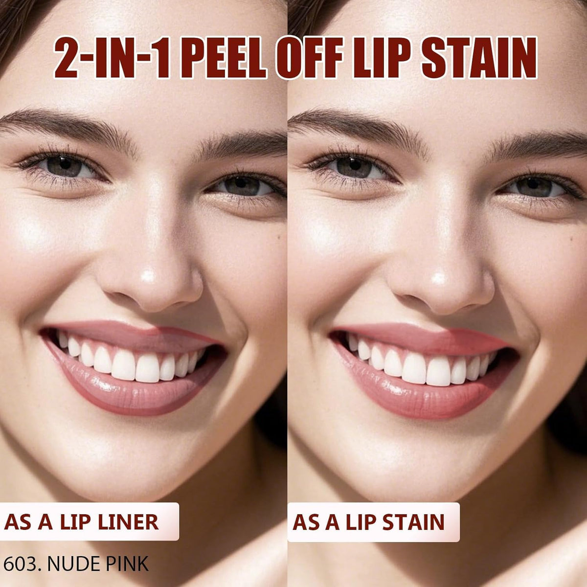 QCMME Lip Liner Stain Peel Off packaging details