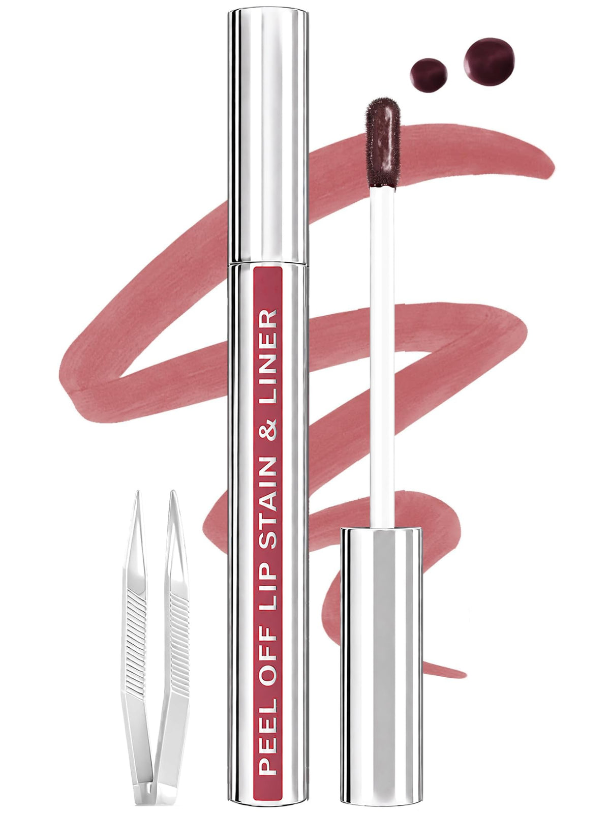 QCMME Lip Stain Peel Off Lip Liner Stain front view