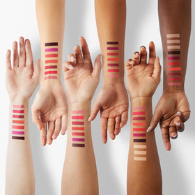 QiBest lipstick set displayed with packaging