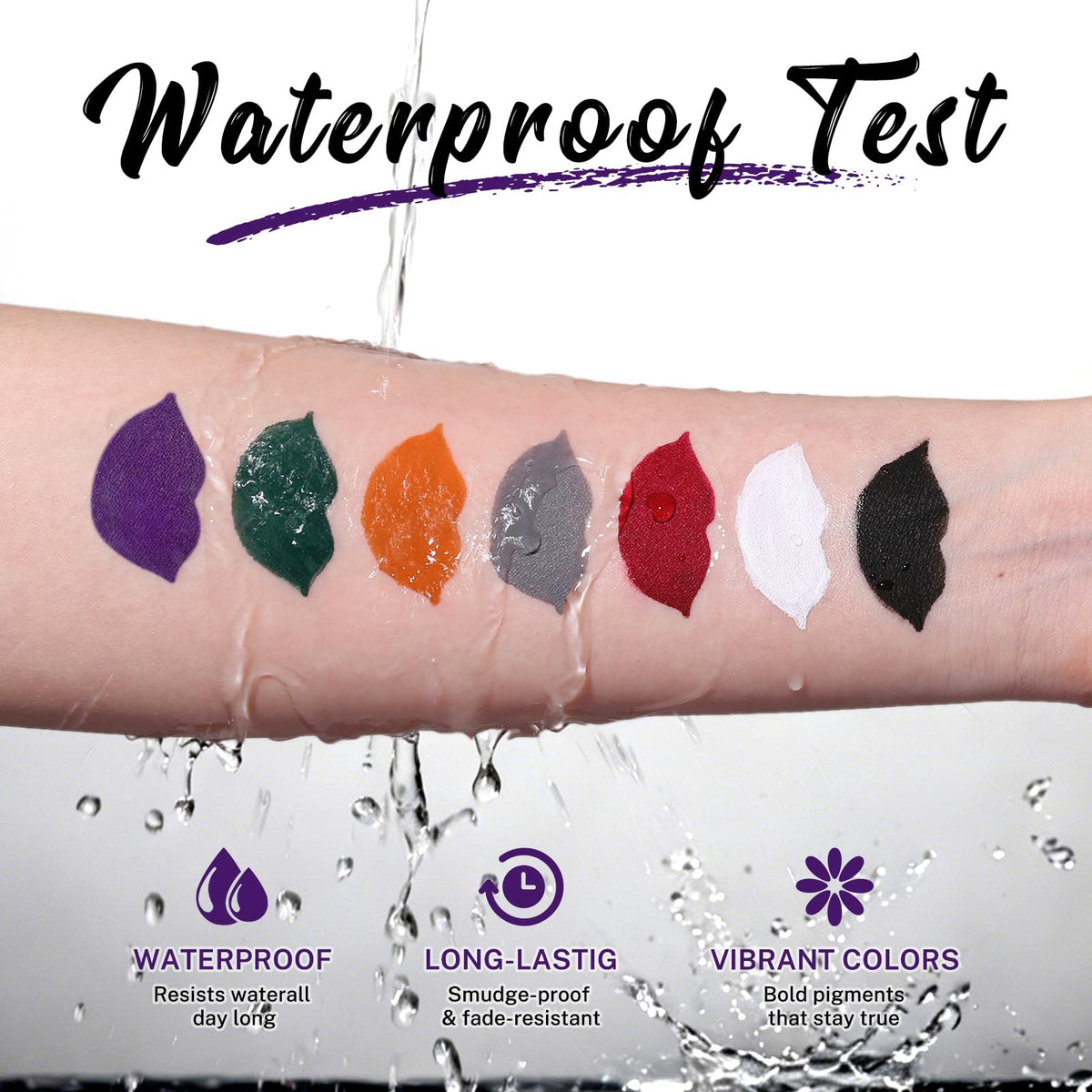 QiBest lipstick set packaging with vibrant colours