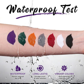 QiBest lipstick set packaging with vibrant colours