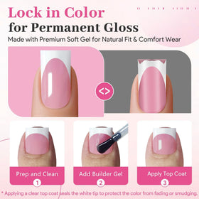 QIEK press on nails set packaging