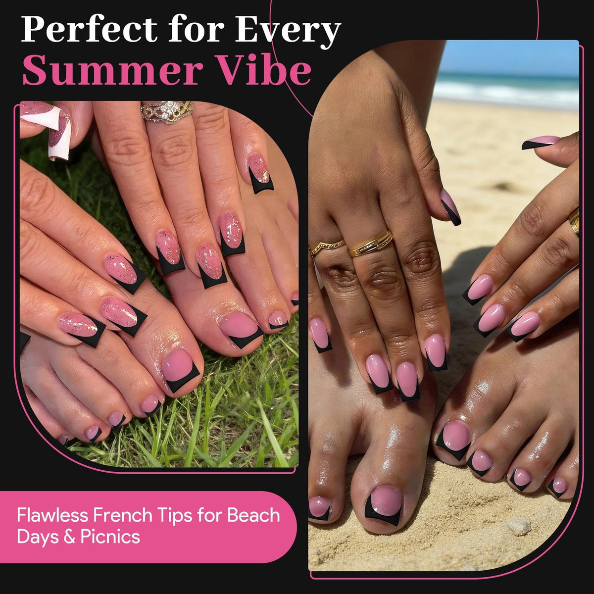 QIEK press on nails with builder gel and topcoat