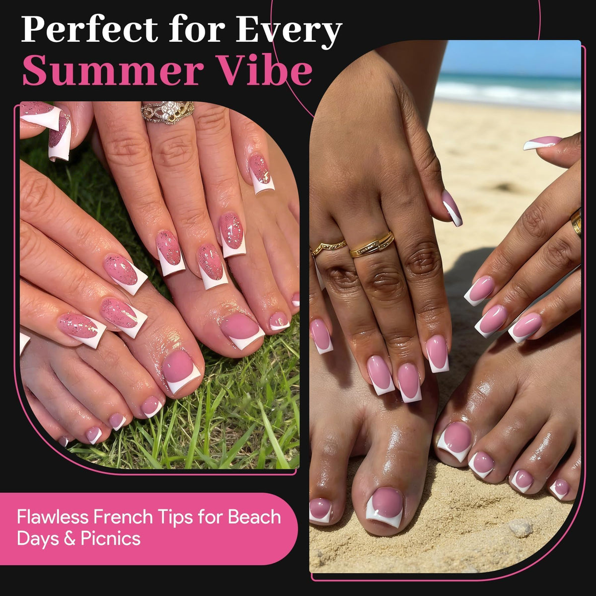 QIEK press on nails with builder gel application