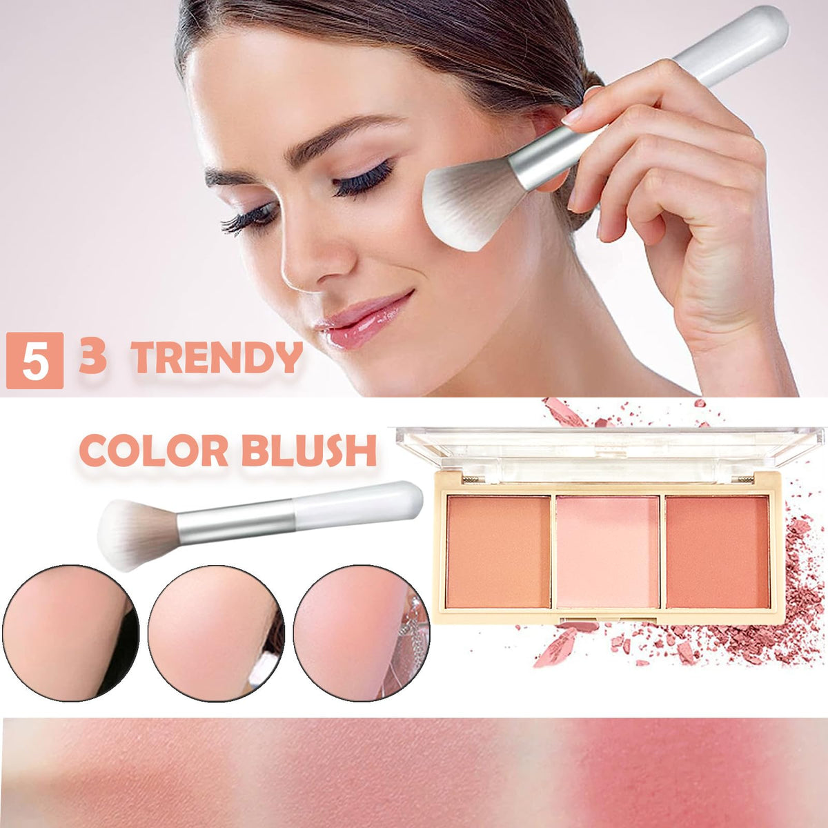 QIONG All-in-One Makeup Kit in waterproof cosmetic bag