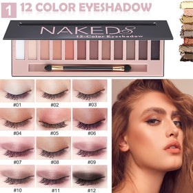 QIONG makeup kit showing waterproof mascara and eyeliner