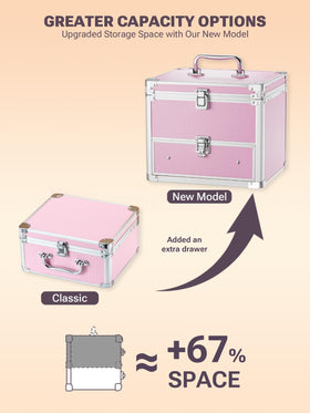 Qislee Makeup Box in a stylish colour option
