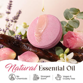 Qivatex Shower Steamers Citrus & Rose close-up