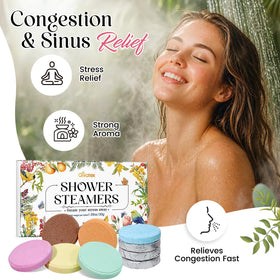 Qivatex Shower Steamers Lavender & Vanilla close-up