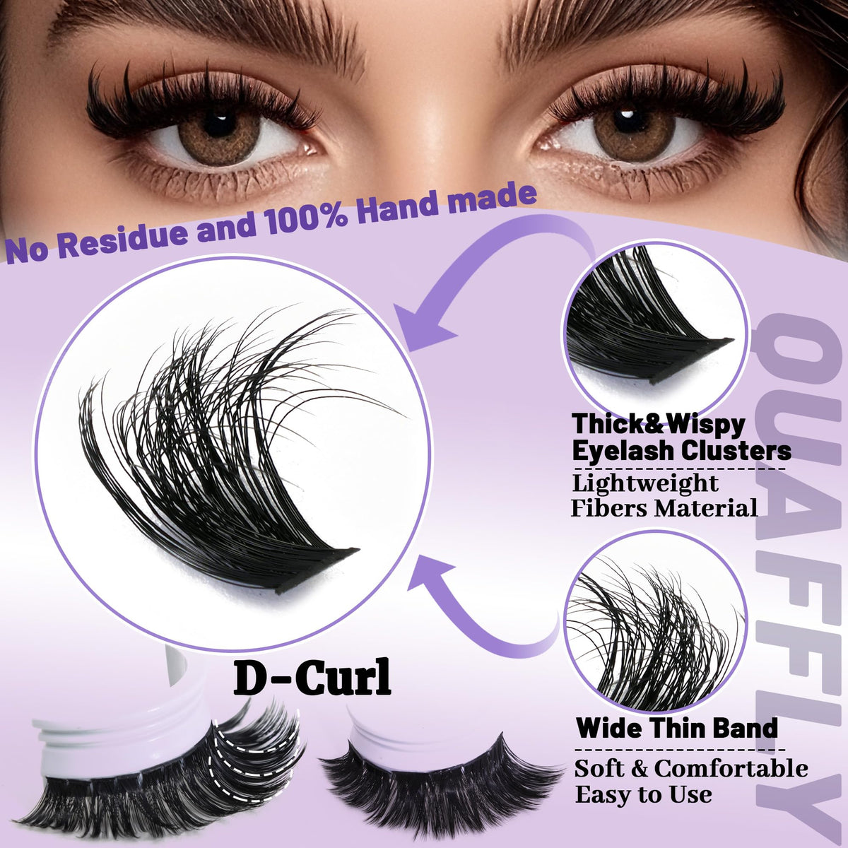 QUAFFLY lash brush for easy styling