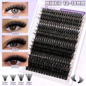 QUAFFLY Lash Clusters Kit packaging with product details