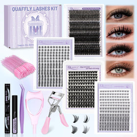 QUAFFLY Lash Extension Kit 762 PCS with mixed lash styles