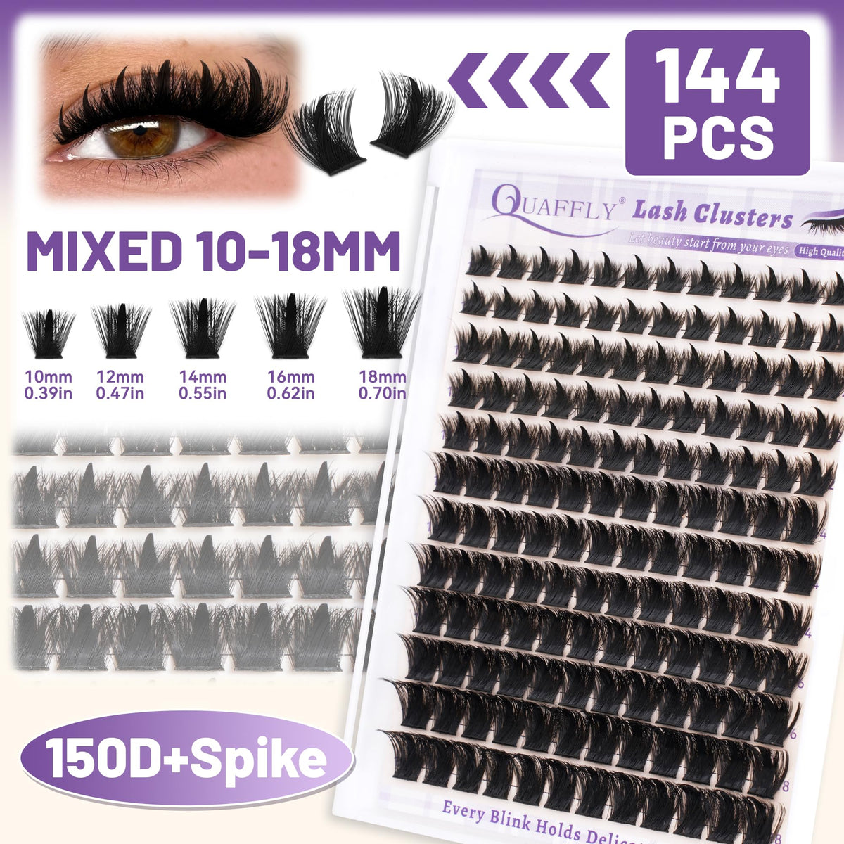 QUAFFLY precision tweezers for lash application