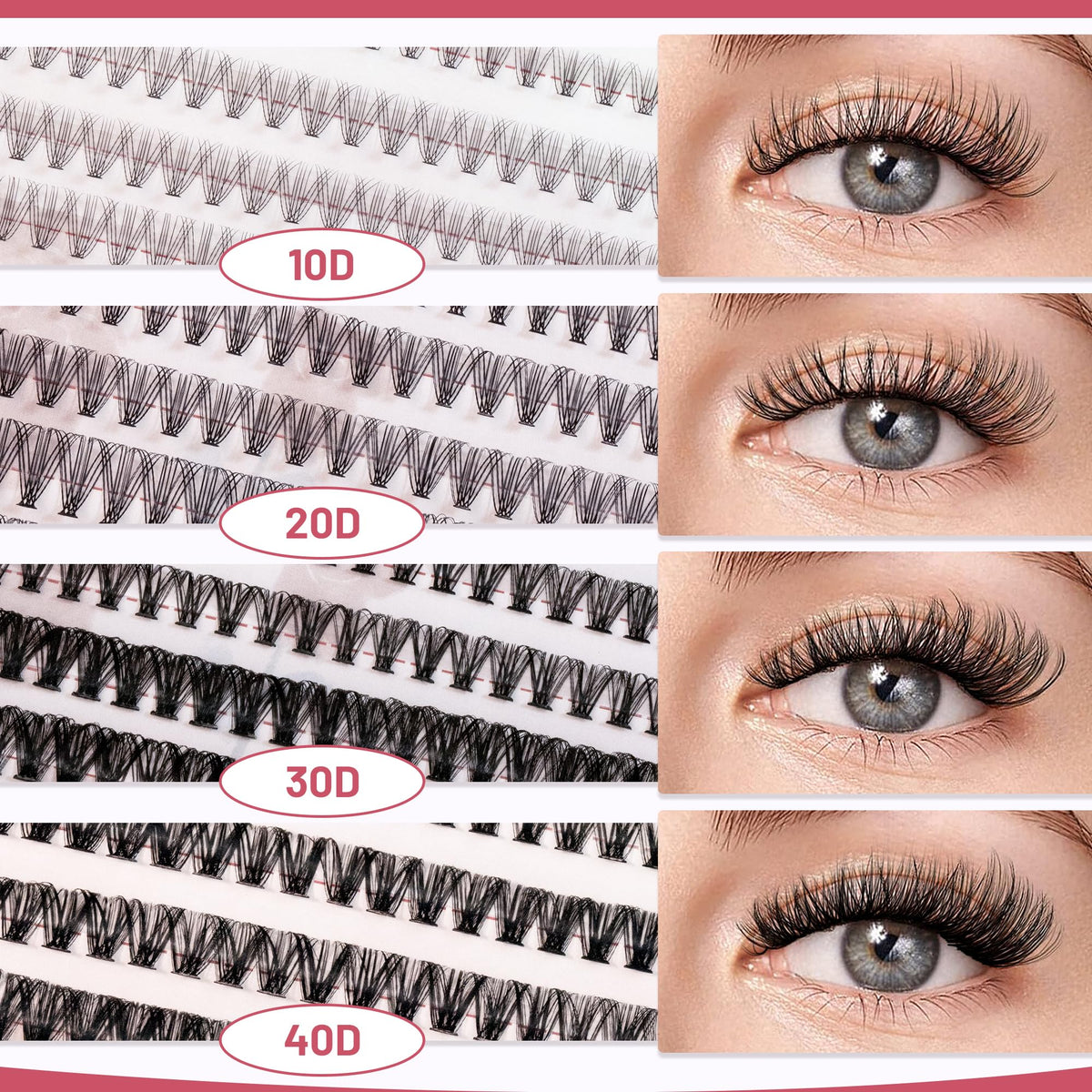 QUAFFLY precision tweezers for lash application