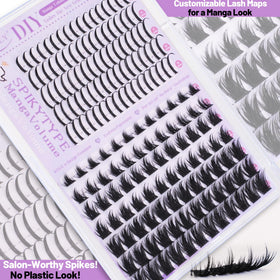 QUAFFLY ultra-voluminous 100D lashes in the kit