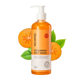 QualiLife Persimmon Body Wash 10 fl oz front view