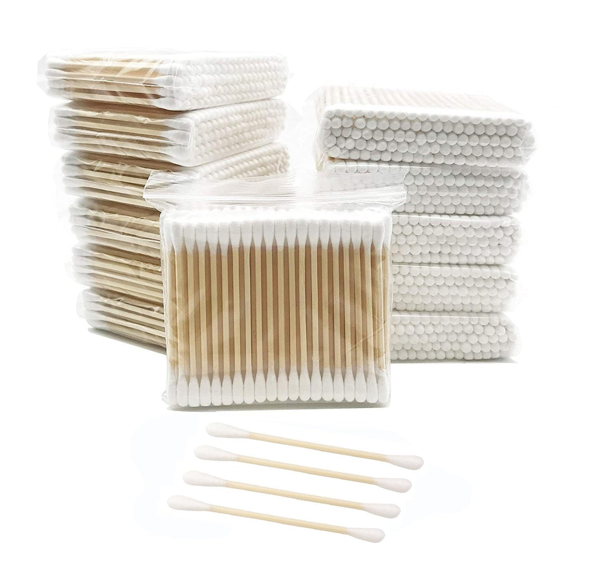 Quanzhou Chenchenchen biodegradable cotton swabs 2000pcs front view