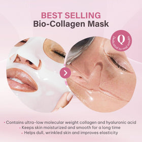 Quasi Bio-Collagen Face Mask Overnight application on skin
