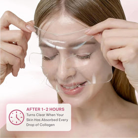 Quasi Bio-Collagen Face Mask Overnight mask in use