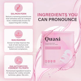 Quasi Salmon PDRN Collagen Mask ingredients list