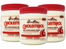 Queen Helene Cholesterol Hair Conditioning Cream 15 oz jar front view