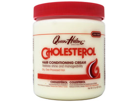 Queen Helene Cholesterol Hair Conditioning Cream 15 Oz side view