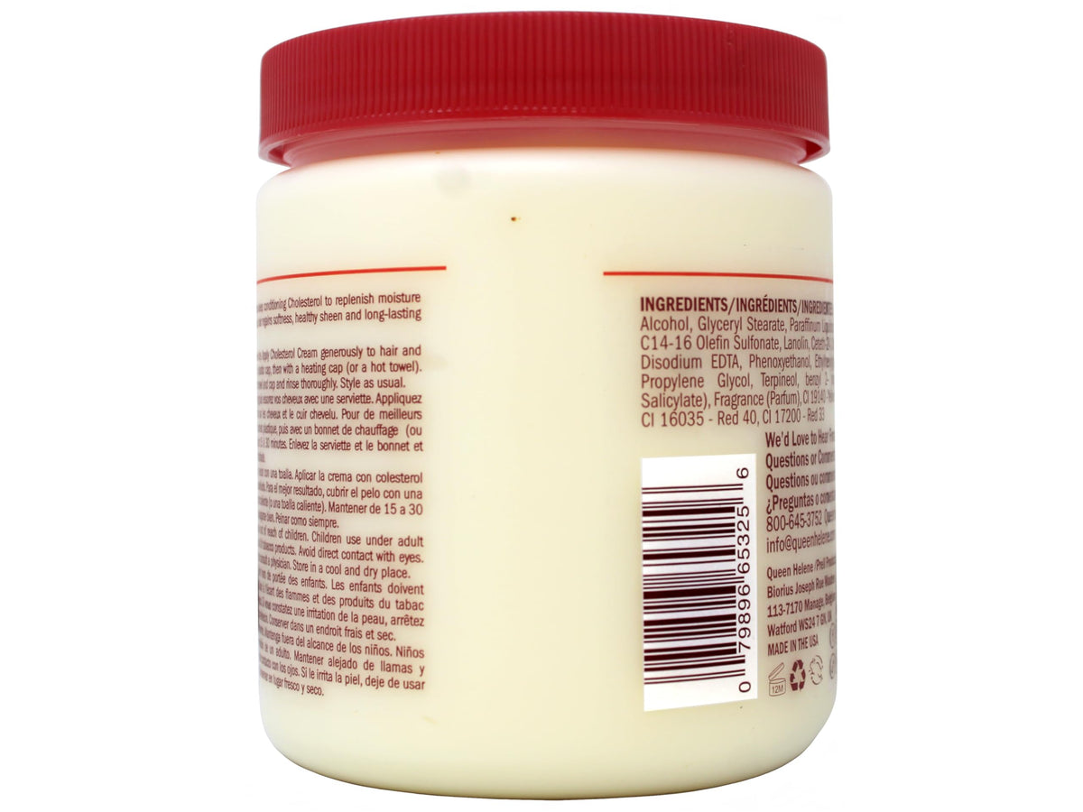 Queen Helene Cholesterol Hair Conditioning Cream 3 pack display