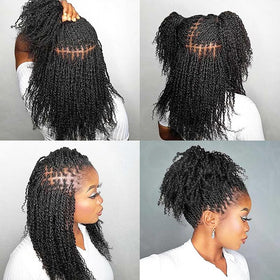 QUEEN VIRGIN REMY Afro Kinky Bulk Hair 50g in various colours