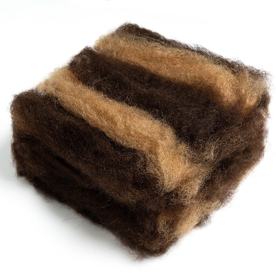 QUEEN VIRGIN REMY Afro Kinky Bulk Hair 50g texture close-up